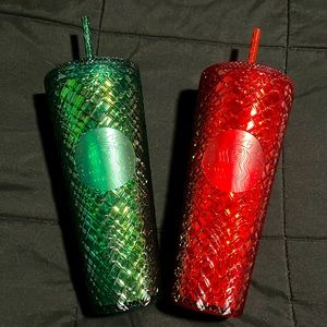 STARBUCKS CHRISTMAS 2021 TUMBLERS SET